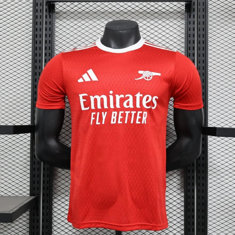 Camisa Oficial do Arsenal 24/25 Pré Jogo - Versão Jogador