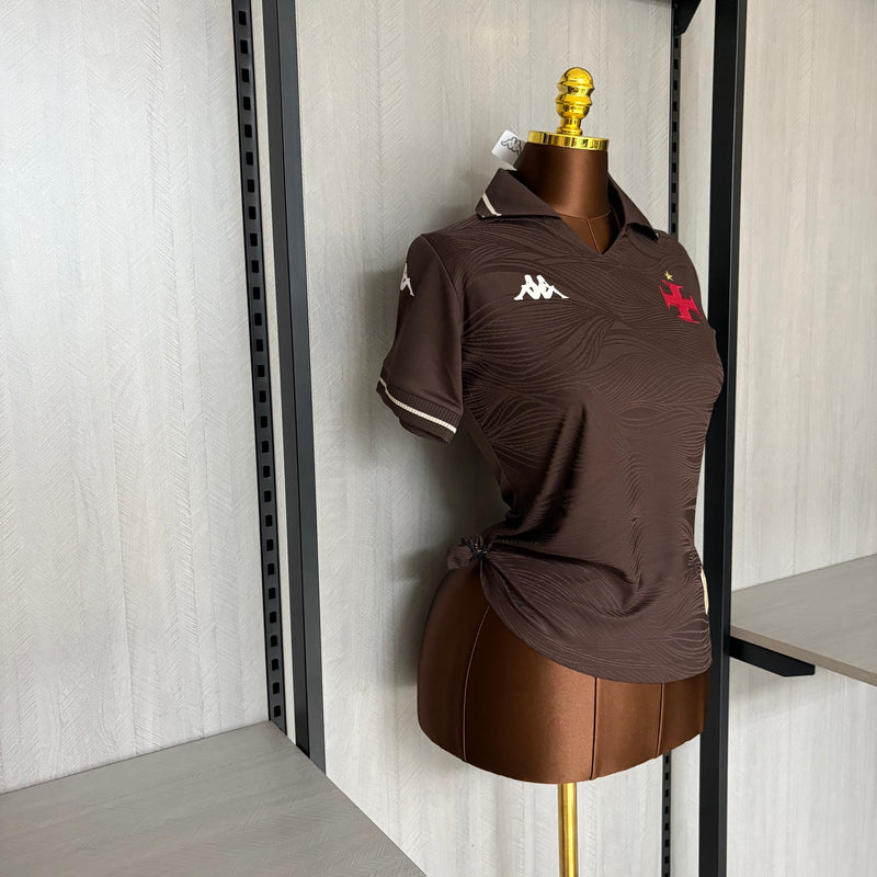 Camisa 3 Feminina Oficial do Vasco 25/26 - Baby Look