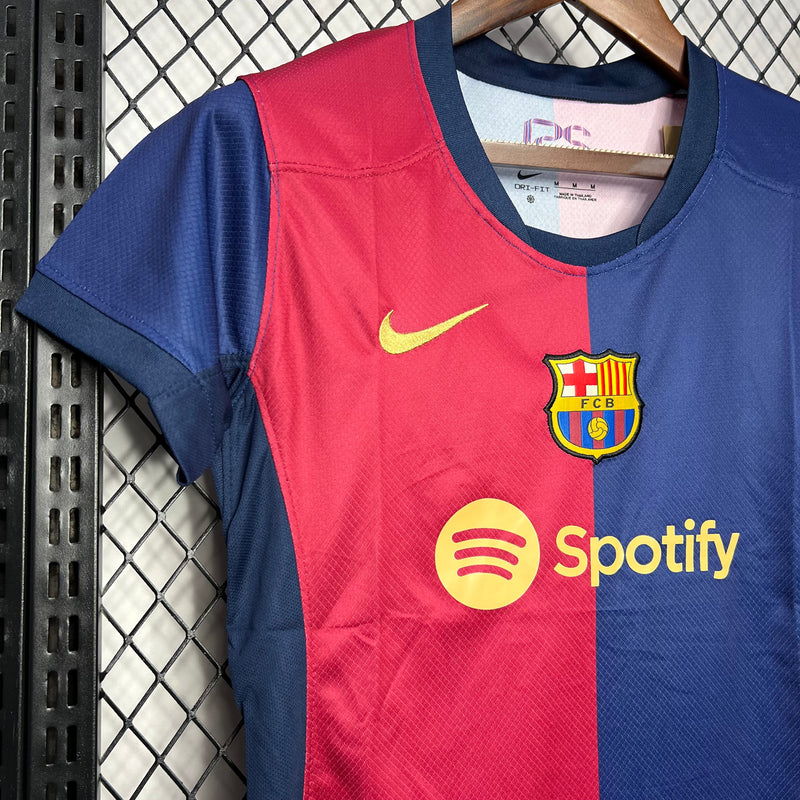 Camisa Feminina Oficial do Barcelona 24/25 Versão Torcedor - Baby Look