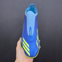 Chuteiras Society Messi x Adidas F50 Elite sem cadarço TF