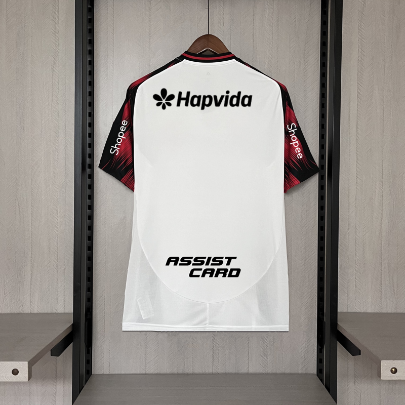 Camisa 2 Oficial do CR Flamengo 25/26 Versão Torcedor - Completa com Patrocínios