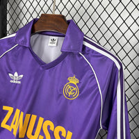 Camisa Retrô do Real Madrid 1984/1985 - Manga Longa