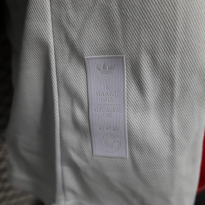 Camisa Oficial do Ajax 25/26 Versão Jogador - Anniversary Edition