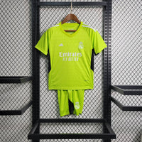 Conjunto Infantil Oficial do Real Madrid 23/24 Goleiro - Kids