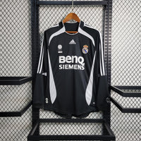 Camisa Retrô do Real Madrid 2006/2007 - Manga Longa