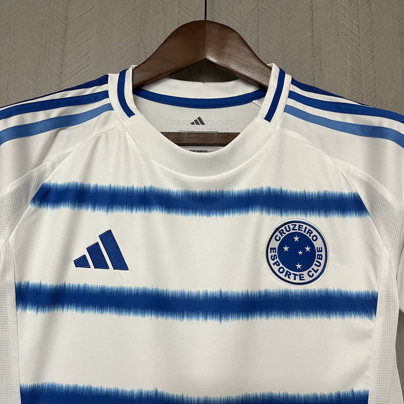 Camisa Feminia Oficial do Cruzeiro 25/26 - Baby Look