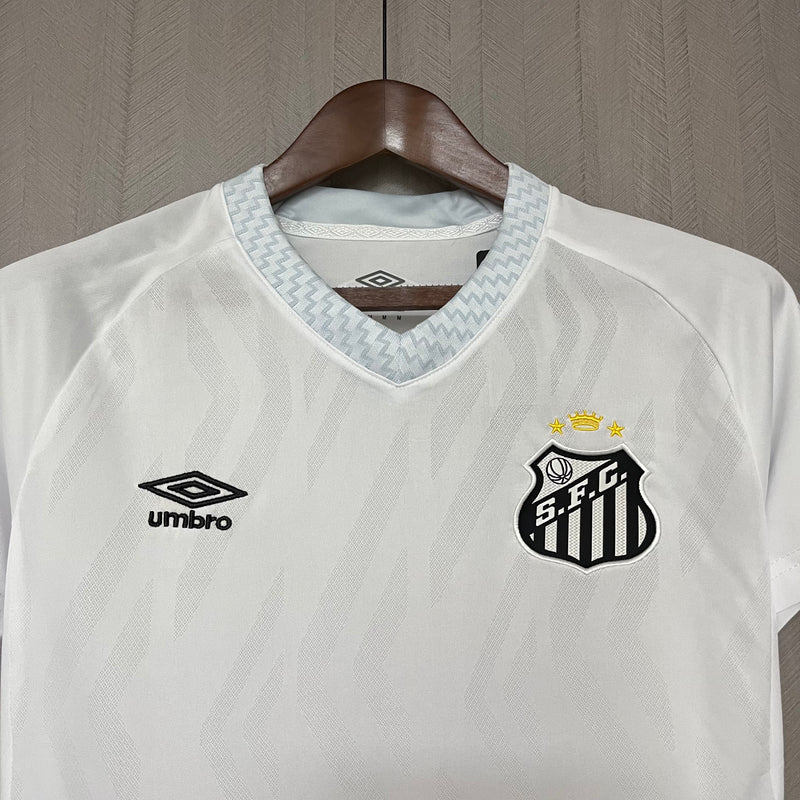 Camisa Feminina Oficial do Santos 25/26 - Baby Look