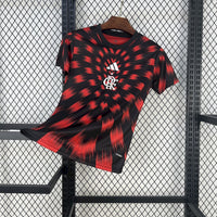 Camisa Feminina Oficial do CR Flamengo 25/26 Baby Look - Pré Jogo