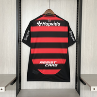 Camisa Oficial do CR Flamengo 25/26 Versão Torcedor - Completa com Patrocínios