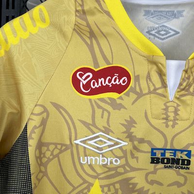 Camisa Oficial Santos 25/26 Versão Torcedor - Completa com Patrocínios