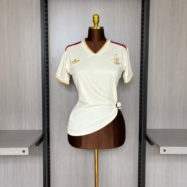 Camisa 3 Feminina Oficial do CR Flamengo 25/26 - Baby Look
