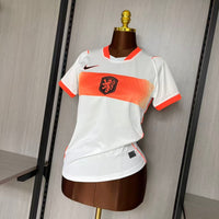 Camisa 2 Feminina Oficial da Holanda 26/27 - Baby Look