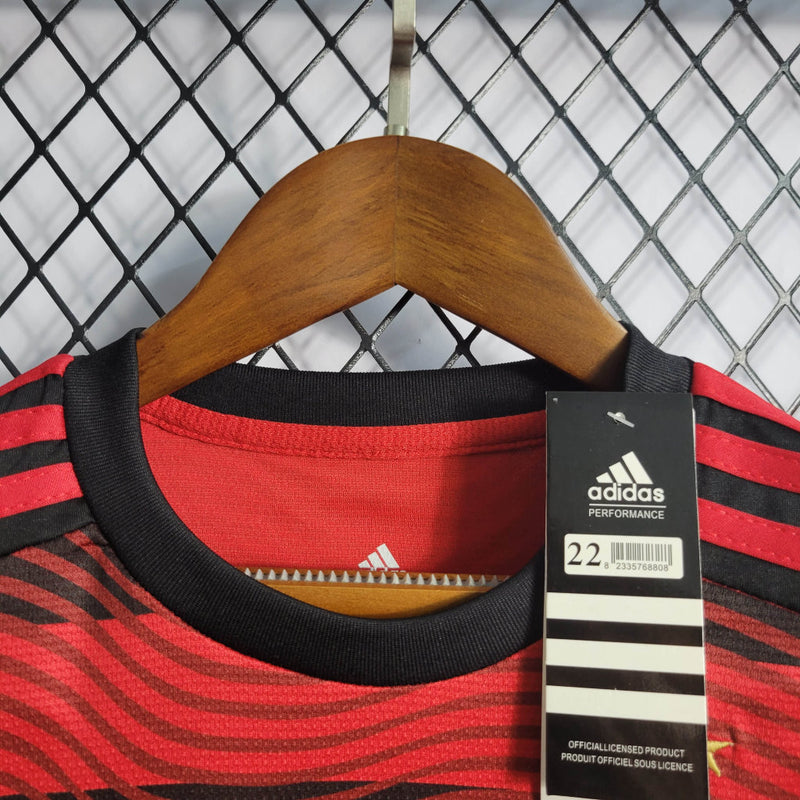 Conjunto Infantil Oficial do CR Flamengo 22/23 - Kids