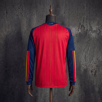 Camisa l Oficial da Espanha 26/27 Manga Longa - Bicampeã do Mundo