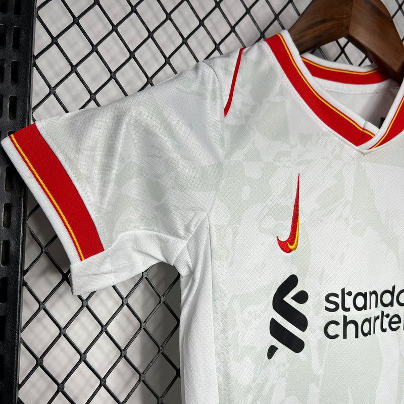 Conjunto Infantil Oficial do Liverpool 24/25 - Kids