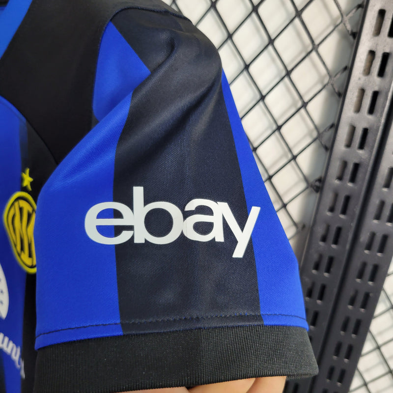 Conjunto Infantil Oficial da Inter de Milão 23/24 - Kids