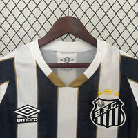 Camisa Oficial do Santos 24/25 Versão Torcedor - Completa com Patrócinios