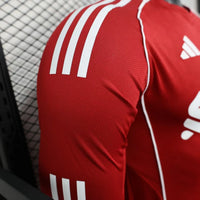 Camisa Oficial do Liverpool 25/26 - Manga Longa