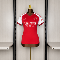 Camisa l Feminina Oficial do Arsenal 26/27 - Baby Look