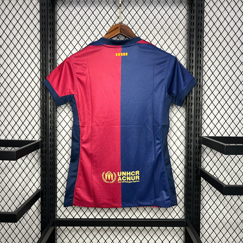 Camisa Feminina Oficial do Barcelona 24/25 Versão Torcedor - Baby Look