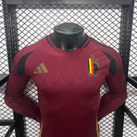 Camisa Oficial da Bélgica 24/25 - Manga Longa