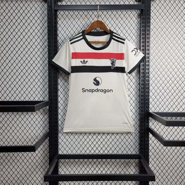 Camisa Feminina Oficial do Manchester United 24/25 - Baby Look