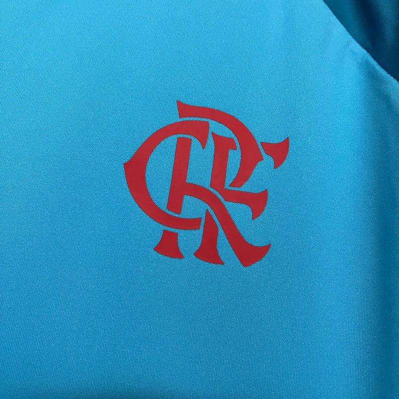 Camisa Feminina Oficial do CR Flamengo 25/26 Baby Look - Treino
