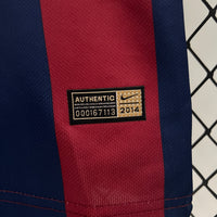 Conjunto Retrô Infantil Oficial do Barcelona 2014/2015 - Kids