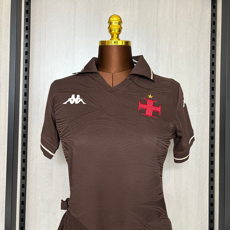 Camisa 3 Feminina Oficial do Vasco 25/26 - Baby Look
