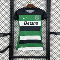 Camisa Feminina Oficial do Sporting 24/25 - Baby Look