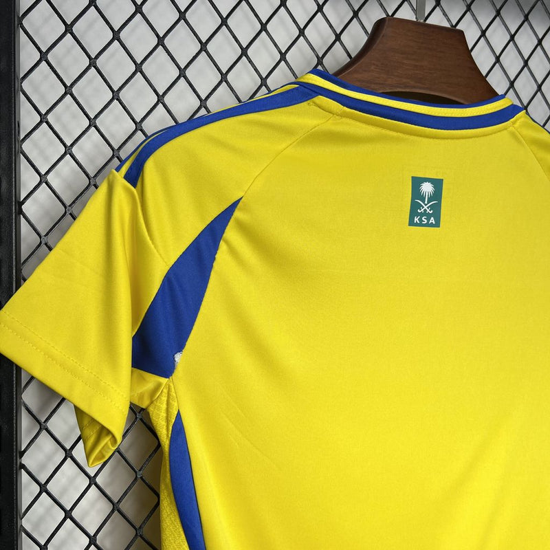 Conjunto Infantil Oficial do Al-Nassr 24/25 - Kids
