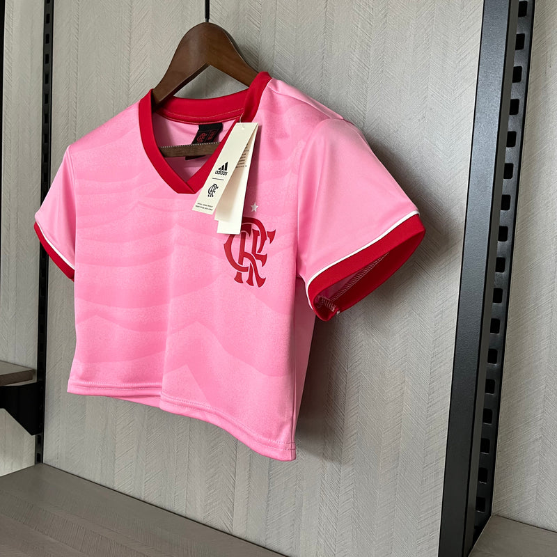 Cropped Feminino Oficial do CR Flamengo 24/25