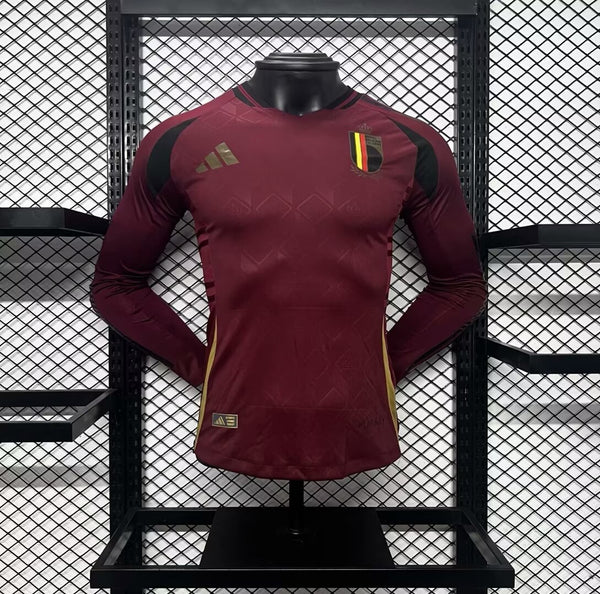 Camisa Oficial da Bélgica 24/25 - Manga Longa