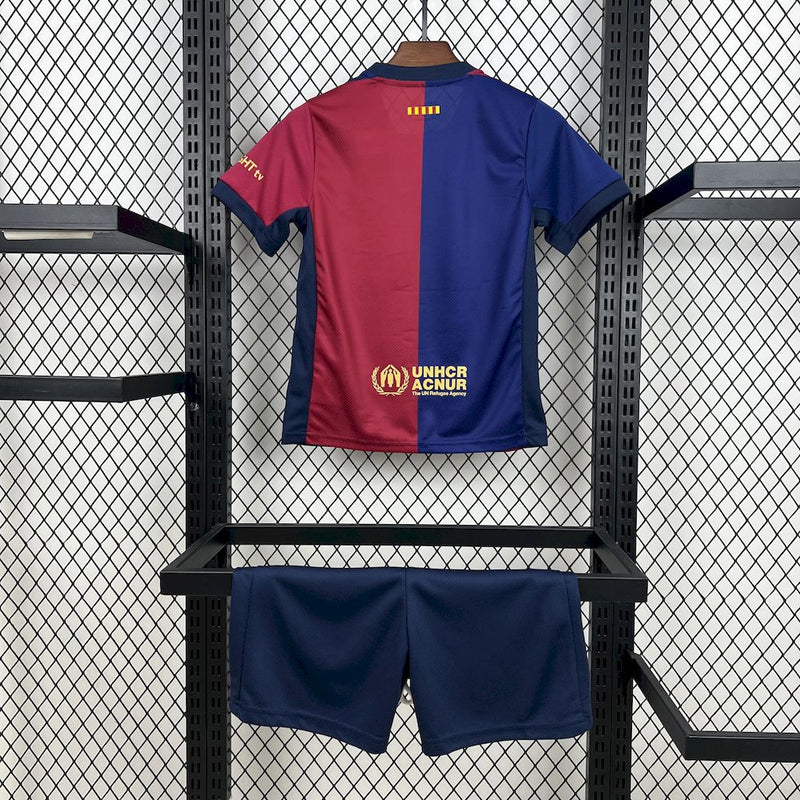 Conjunto Infantil Oficial do Barcelona 25/26 - Travis Scott