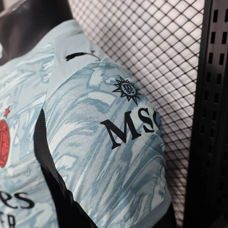 Camisa Oficial do Milan 25/26 - Versão Jogador