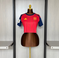 Cropped Oficial da Espanha 26/27 - (+Pacth)