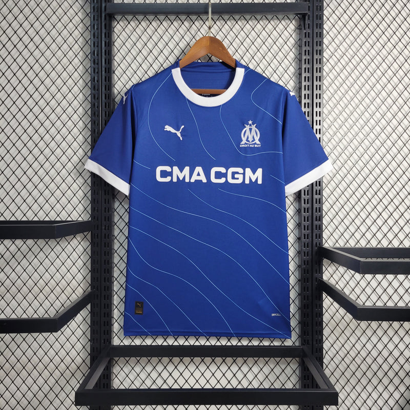 Camisa 2 Oficial do Olympique de Marseille 23/24 - Versão Torcedor
