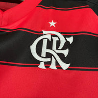 Camisa Feminina Oficial do CR Flamengo 25/26 Baby Look - Pacth Campeão e Completa com Patrocínios