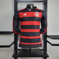 Camisa Oficial do CR Flamengo 24/25 - Manga Longa
