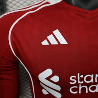 Camisa Oficial do Liverpool 25/26 - Manga Longa