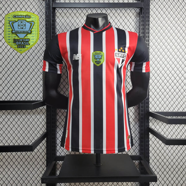 Camisa 2 Oficial do São Paulo 24/25 Versão Jogador - Pacth Campeão da Copa do Brasil