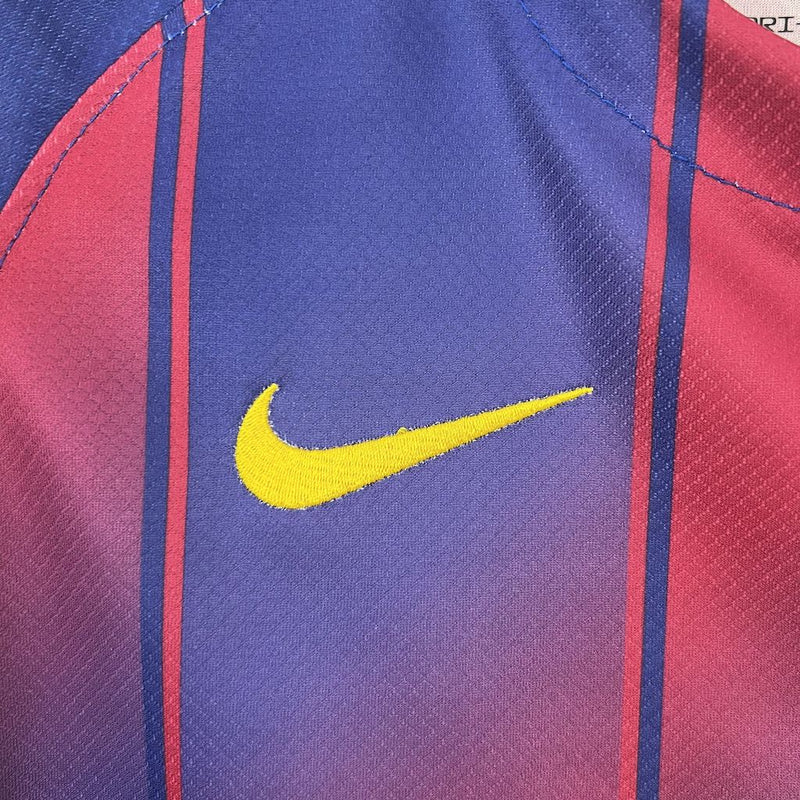 Camisa Feminina Oficial do Barcelona 25/26 - Baby Look