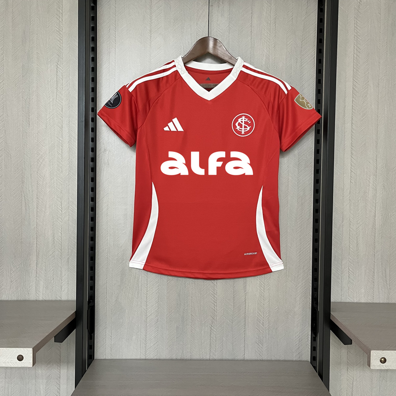 Camisa Feminina Oficial do Internacional 25/26 Baby Look - Libertadores