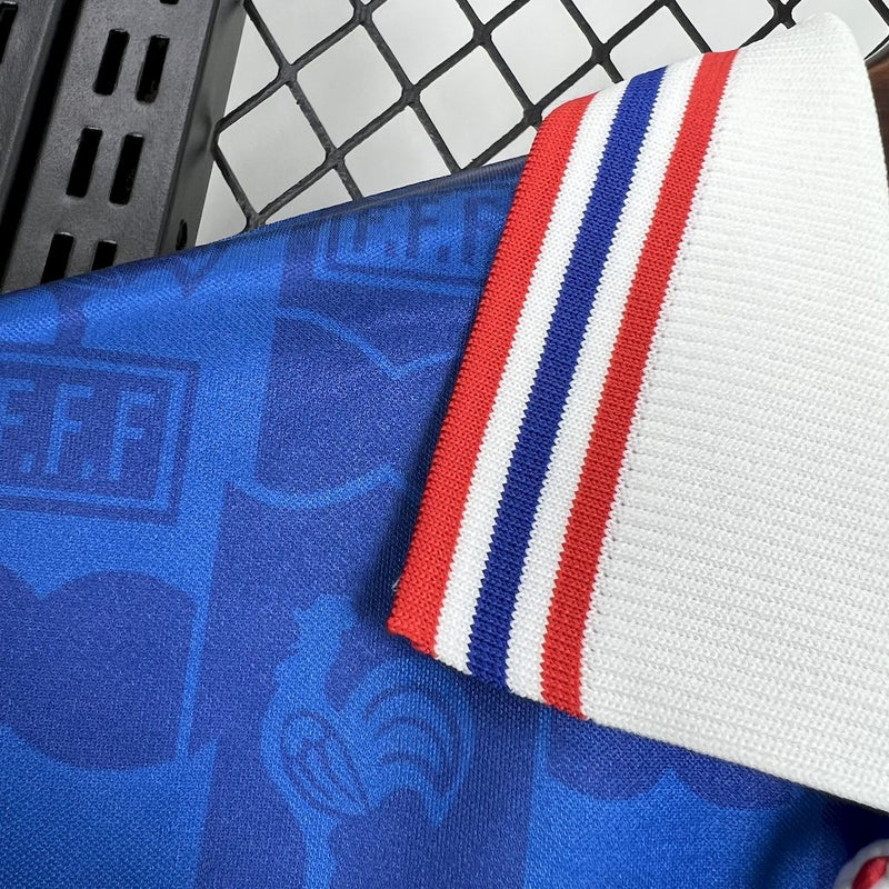 Camisa Retrô da França 1996