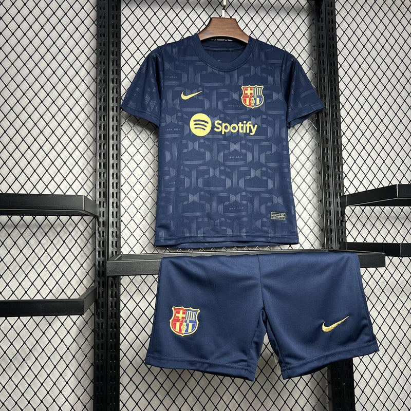 Conjunto Infantil Oficial do Barcelona 24/25 - Kids