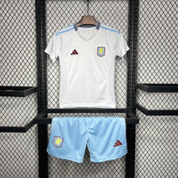 Conjunto Infantil Oficial do Aston Villa 24/25 - Kids