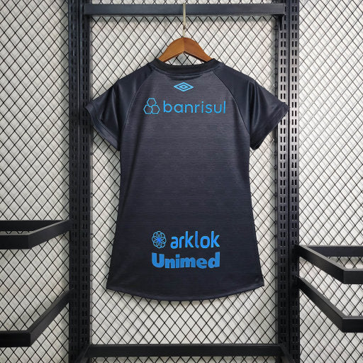 Camisa 3 Feminina Oficial do Grêmio 23/24 - Completa com Patrocínio