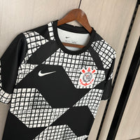 Camisa Oficial do Corinthians 25/26 Pré Jogo - Versão Torcedor