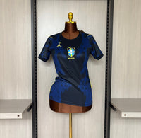Camisa 2 Feminina Oficial do Brasil 2026 Baby Look - Copa do Mundo