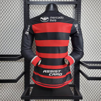 Camisa Oficial do CR Flamengo 24/25 Manga Longa - Completa com Patrocínios